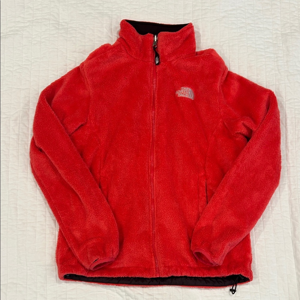 The North Face Bright Pink  Fuzzy Fleece Jacket
